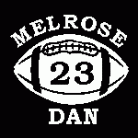 Melrose Football Vinyl Window Sticker
