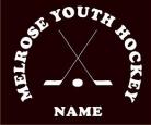 Melrose YH Cross Sticks Window Decal