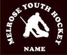 Melrose YH Goalie Window Decal