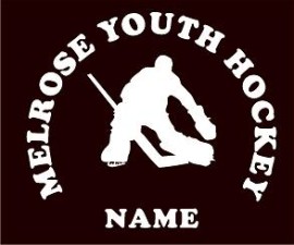 Melrose YH Goalie Window Decal